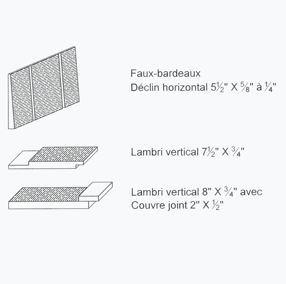 Revêtements extérieurs en bois Québec ville